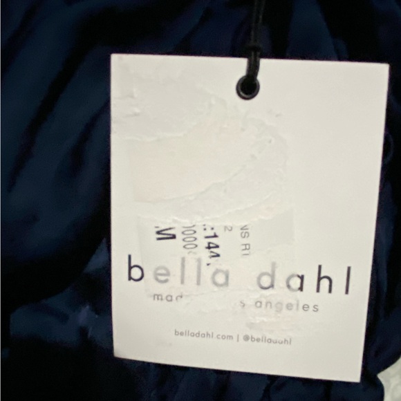 BELLA DAHL • Smocked Mini Dress • Navy Blue - Picture 13 of 13